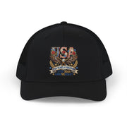 250th Military Eagle Trucker Cap — Design 4