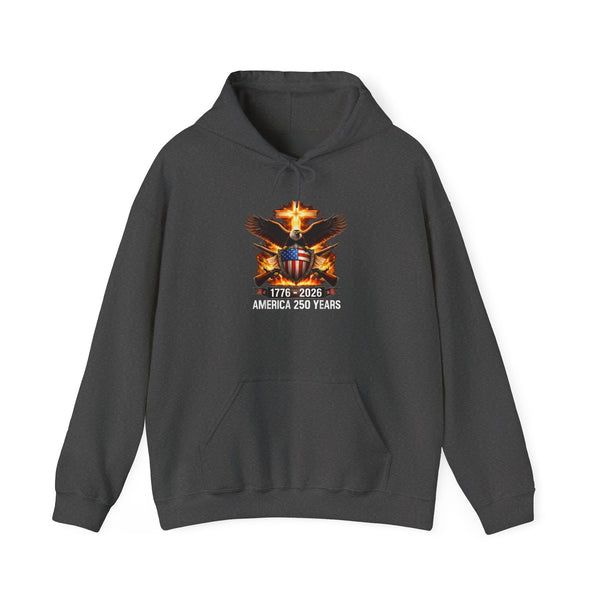 Patriotic Hoodie — USA 250th Eagle