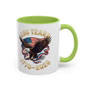 Patriotic Accent Mug — Eagle USA 250th