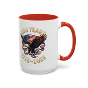 Patriotic Accent Mug — Eagle USA 250th