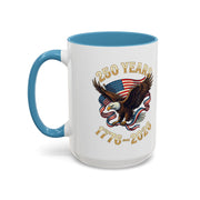 Patriotic Accent Mug — Eagle USA 250th