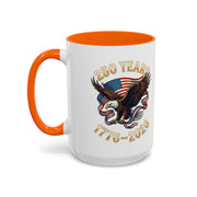 Patriotic Accent Mug — Eagle USA 250th