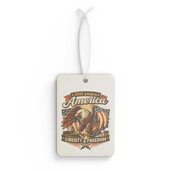 Patriotic Car Air Freshener — Eagle