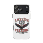 Patriotic iPhone Case — Vintage USA 250 Eagle