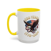 Patriotic Accent Mug — Eagle USA 250th
