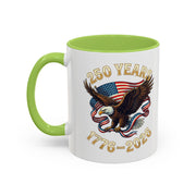 Patriotic Accent Mug — Eagle USA 250th