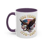 Patriotic Accent Mug — Eagle USA 250th