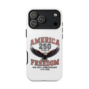 Patriotic iPhone Case — Vintage USA 250 Eagle