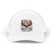 250th Military Eagle Trucker Cap — Design 4