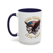 Patriotic Accent Mug — Eagle USA 250th