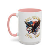 Patriotic Accent Mug — Eagle USA 250th