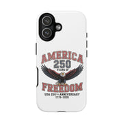 Patriotic iPhone Case — Vintage USA 250 Eagle