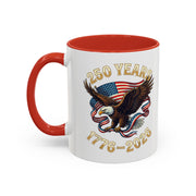 Patriotic Accent Mug — Eagle USA 250th
