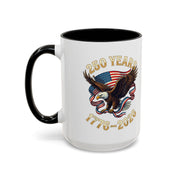 Patriotic Accent Mug — Eagle USA 250th
