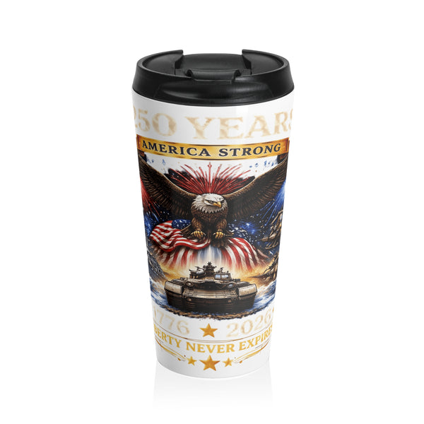 Patriotic Travel Mug — Eagle 15oz