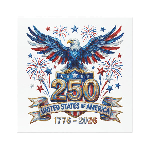 Patriotic Car Magnet — USA 250th