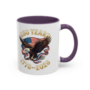 Patriotic Accent Mug — Eagle USA 250th