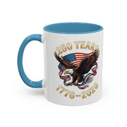 Patriotic Accent Mug — Eagle USA 250th