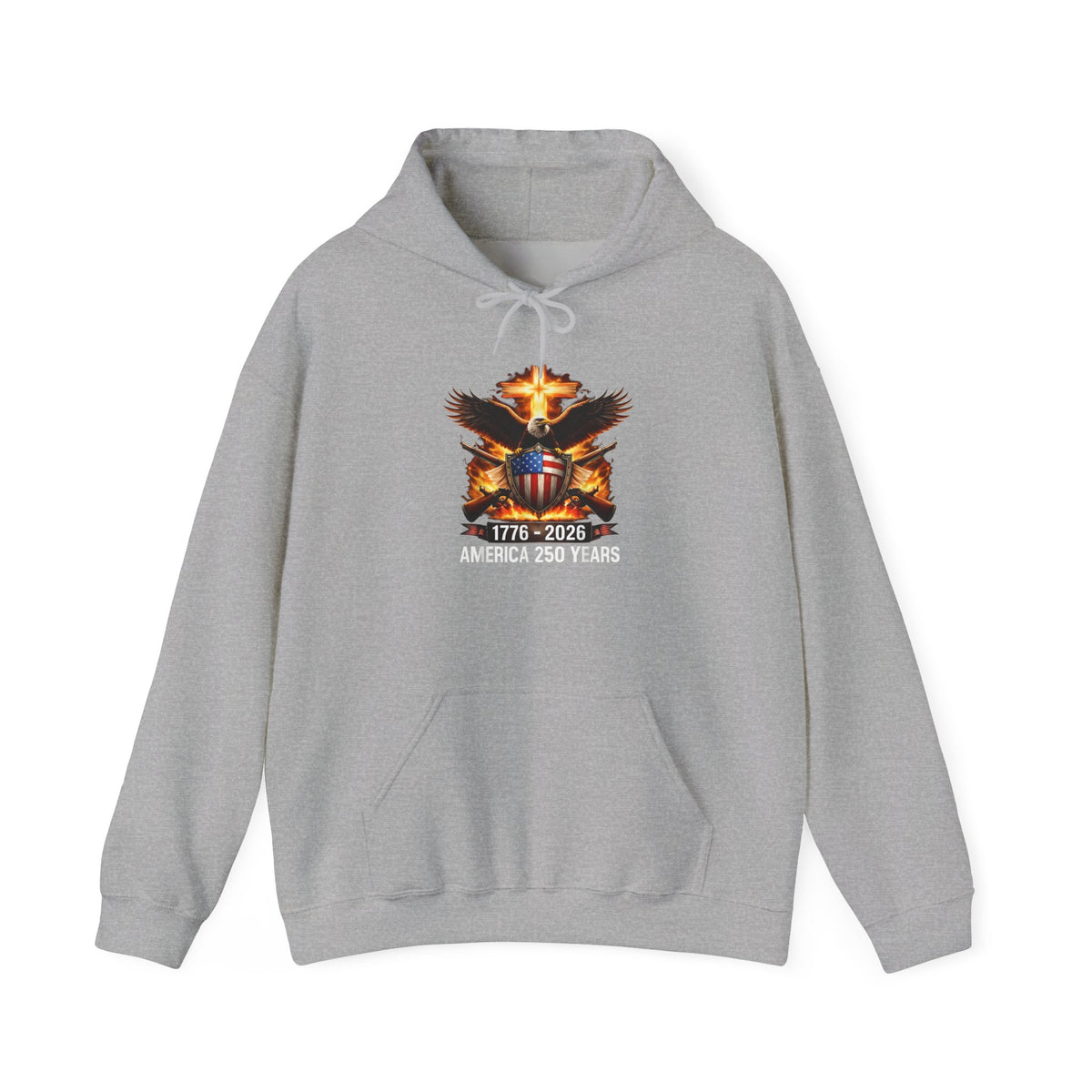 Patriotic Hoodie — USA 250th Eagle
