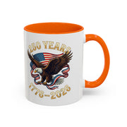 Patriotic Accent Mug — Eagle USA 250th