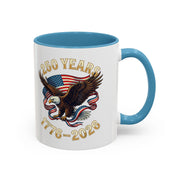 Patriotic Accent Mug — Eagle USA 250th