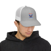 Patriotic Trucker Cap — Vintage USA 250