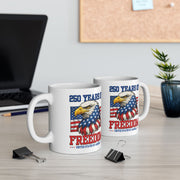 Patriotic Ceramic Mug — USA 250 Eagle
