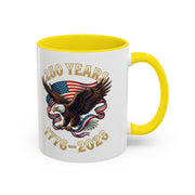 Patriotic Accent Mug — Eagle USA 250th