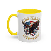 Patriotic Accent Mug — Eagle USA 250th