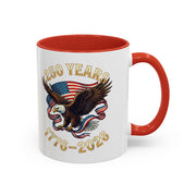 Patriotic Accent Mug — Eagle USA 250th