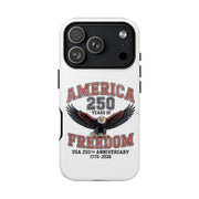 Patriotic iPhone Case — Vintage USA 250 Eagle
