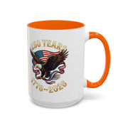 Patriotic Accent Mug — Eagle USA 250th