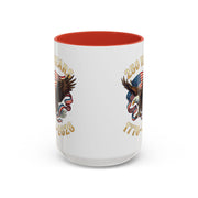 Patriotic Accent Mug — Eagle USA 250th