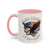 Patriotic Accent Mug — Eagle USA 250th