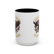 Patriotic Accent Mug — Eagle USA 250th