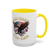 Patriotic Accent Mug — Eagle USA 250th