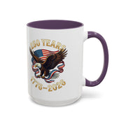 Patriotic Accent Mug — Eagle USA 250th