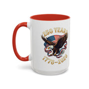 Patriotic Accent Mug — Eagle USA 250th