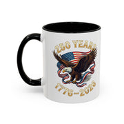 Patriotic Accent Mug — Eagle USA 250th