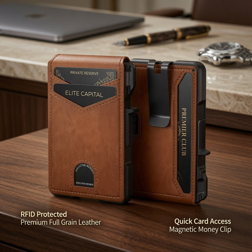 EliteVault™ Heritage Leather Wallet