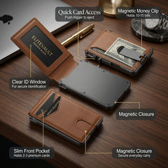 EliteVault™ Heritage Leather Wallet